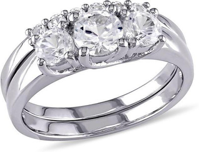 

Kiara Jewellery Priya Sterling Silver Swarovski Zirconia Gold-plated Plated Ring