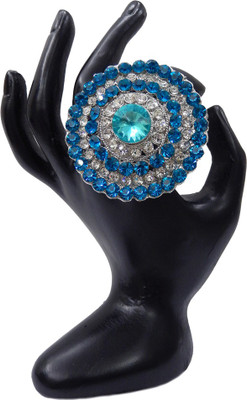 

Shree Bhawani Art Jewellery Zinc Ring, Blue