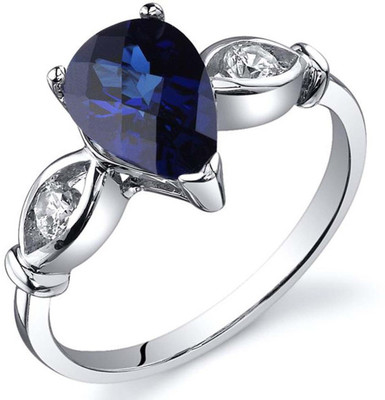 

Kiara Jewellery Sterling Silver Swarovski Zirconia Rhodium Plated Ring, White