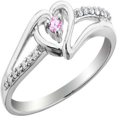 

Kiara Jewellery Sterling Silver Swarovski Zirconia Ring, White