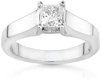 

Kiara Jewellery Shahid Sterling Silver Swarovski Zirconia Gold-plated Plated Ring