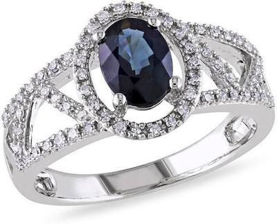 

Kiara Jewellery Manasi Sterling Silver Swarovski Zirconia Gold-plated Plated Ring