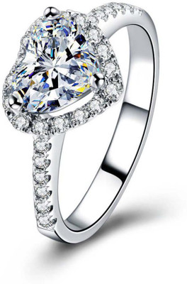 

Kiara Jewellery Sterling Silver Swarovski Zirconia Ring, White