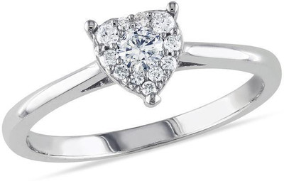 

Kiara Jewellery Samita Sterling Silver Swarovski Zirconia Gold-plated Plated Ring