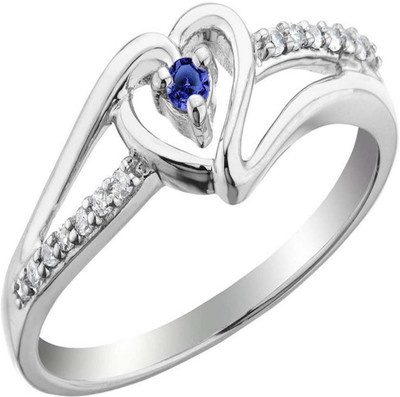 

Kiara Jewellery Sterling Silver Swarovski Zirconia Ring, White