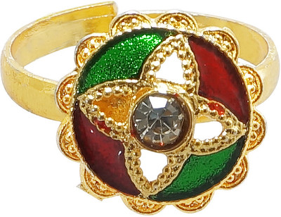 66% OFF on R S Jewels Alloy Gold Plated Toe Ring