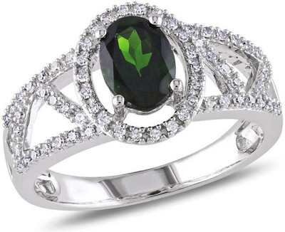 

Kiara Jewellery Sterling Silver Swarovski Zirconia Rhodium Plated Ring, White