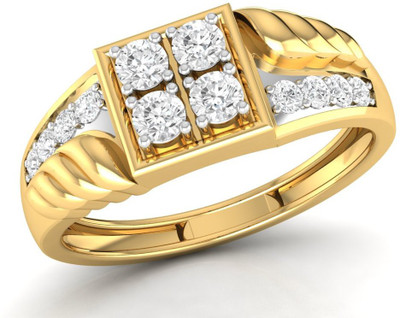 

Ciemme Sterling Silver Cubic Zirconia Gold-plated Plated Ring, Yellow