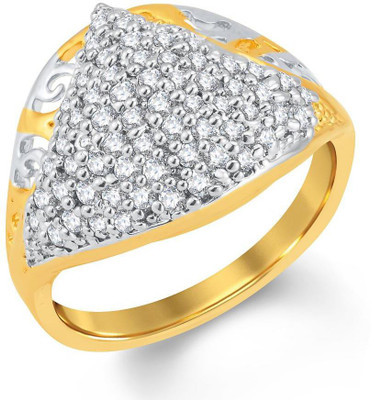 

Sukkhi Alloy Gold-plated, Rhodium Plated Ring, White;gold