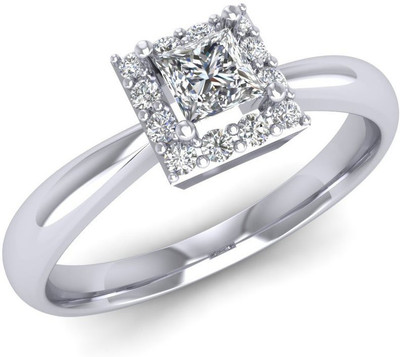 

ICR Jewels Sterling Silver Cubic Zirconia Sterling Silver Plated Ring, White