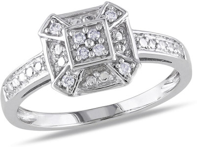 

Kiara Jewellery Silver Cubic Zirconia Rhodium Plated Ring