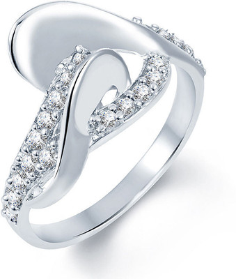 

Sukkhi Sublime Alloy Cubic Zirconia Rhodium Plated Ring, White