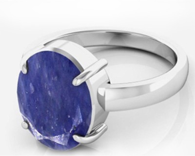 SMS Retail 9.25 Ratti Stone Sapphire Gold Plated Ring