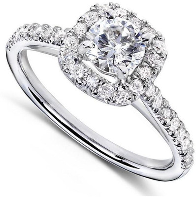 

Kiara Jewellery Sushmita Sterling Silver Swarovski Zirconia Gold-plated Plated Ring
