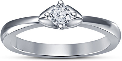

Vorra Fashion Solitaire Wedding Sterling Silver Cubic Zirconia Platinum Plated Ring
