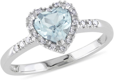 

Kiara Jewellery Silver Cubic Zirconia Rhodium Plated Ring