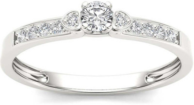 

Kiara Jewellery Silver Cubic Zirconia Rhodium Plated Ring