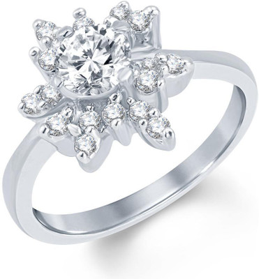 

Sukkhi Alloy Rhodium Plated Ring, White