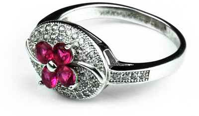 

Swank Silver Elegant Exclusive Sterling Silver Ring, Multicolor