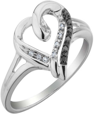 

Kiara Jewellery Sterling Silver Swarovski Zirconia Ring, White