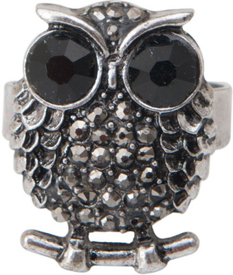

Taj Pearl Designer Alloy Ring, Silver