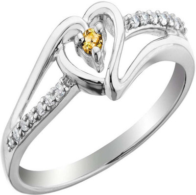 

Kiara Jewellery Sterling Silver Swarovski Zirconia Ring, White