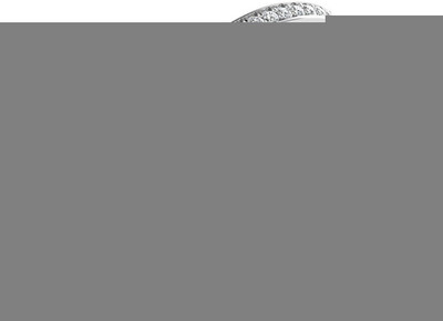

ICR Jewels Silver Cubic Zirconia Sterling Silver Plated Ring, White