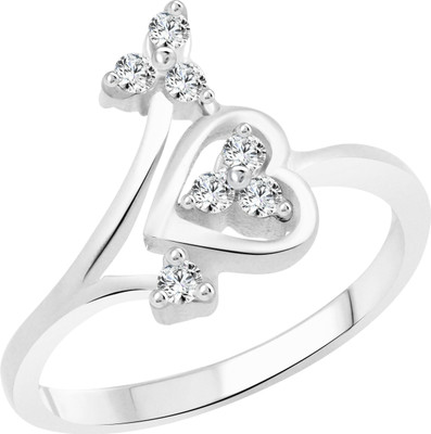 VIGHNAHARTA Alloy Cubic Zirconia Gold Plated Ring