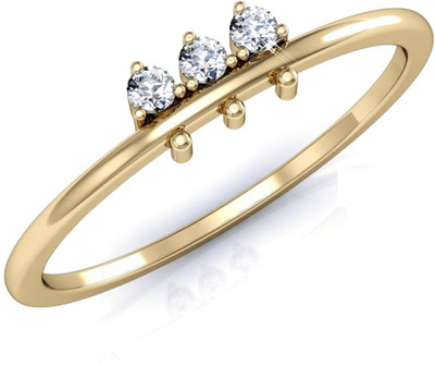 

Vachya Glory 18kt Diamond Yellow Gold ring(Yellow Gold Plated)