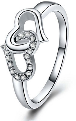 

Kiara Jewellery Sterling Silver Swarovski Zirconia Ring, White