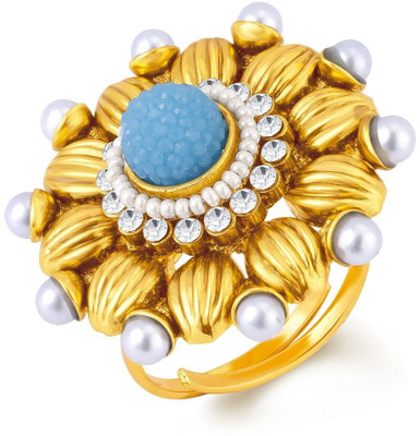 Sukkhi Zinc Gold-plated Plated Ring