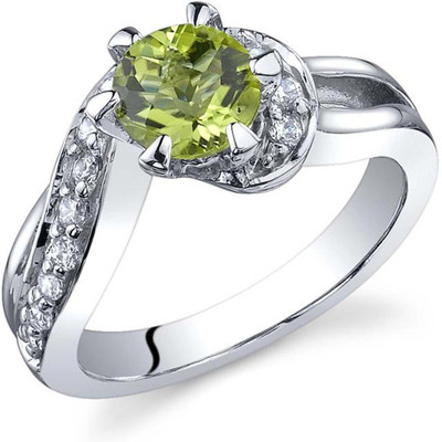 

Kiara Jewellery Sterling Silver Swarovski Zirconia Rhodium Plated Ring, White