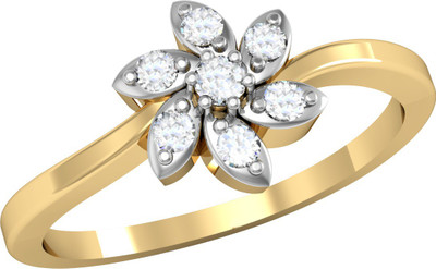

Vachya Glory 14kt Diamond Yellow Gold ring(Yellow Gold Plated)