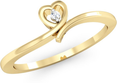 

Vachya Glory 18kt Diamond Yellow Gold ring(Yellow Gold Plated)