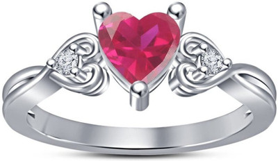 

Vorra Fashion Solitaire Sterling Silver Cubic Zirconia Platinum Plated Ring