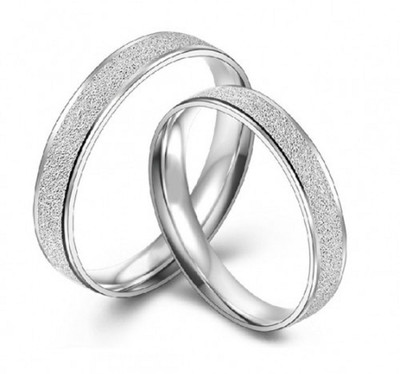 

Aaishwarya Forever Love Couple Alloy Gold-plated Plated Ring Set, Silver