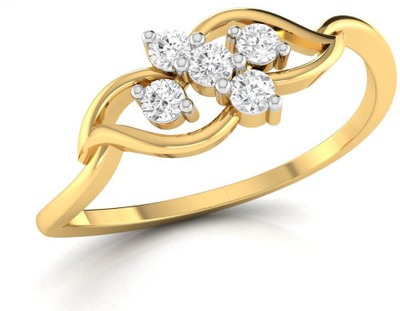 

Ciemme Sterling Silver Cubic Zirconia Gold-plated Plated Ring, Yellow