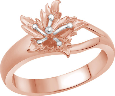 

Vighnaharta Hibiscus Flower Alloy Gold-plated Plated Ring, Copper