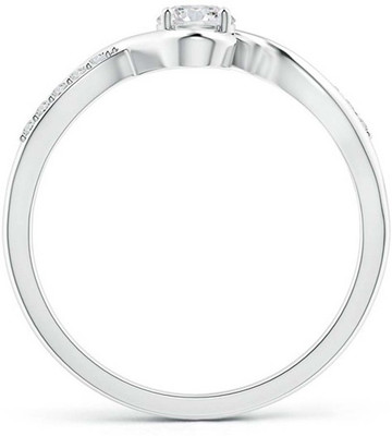 

Kiara Jewellery Silver Cubic Zirconia Rhodium Plated Ring