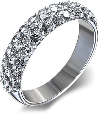 30% OFF on Kirati Silver Cubic Zirconia Platinum Plated Ring