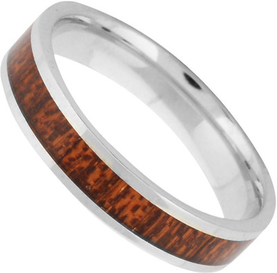 

Arisidh Sterling Silver Rhodium Plated Ring, Brown