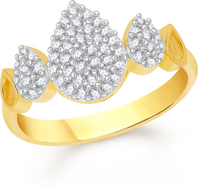 

VK Jewels Comely Alloy Cubic Zirconia Gold-plated Plated Ring