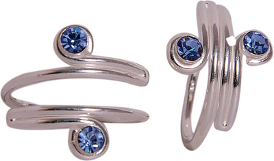 abhooshan Sterling Silver Toe Ring Set