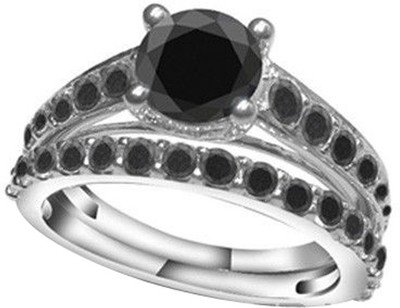 28% OFF on Kirati Silver Cubic Zirconia Platinum Plated Ring