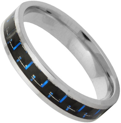 

Arisidh Sterling Silver Rhodium Plated Ring, Black