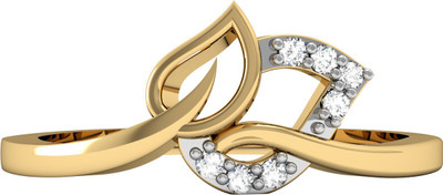

Vachya Glory 14kt Diamond Yellow Gold ring(Yellow Gold Plated)