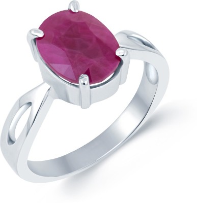 kundali Gemstone ring Sterling Silver Ruby Ring