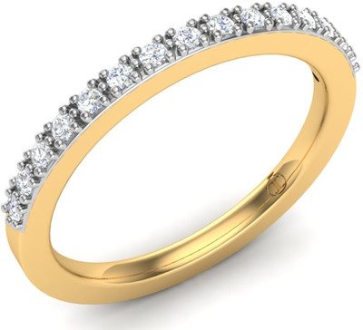 30% OFF on Theme Jewels Band LR-0074, Certified Real Diamond & 18Kt Hallmarked Yellow 18kt Diamond Yellow Gold ring