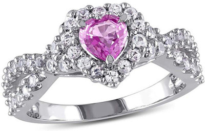 

Kiara Jewellery Sterling Silver Swarovski Zirconia Rhodium Plated Ring, White