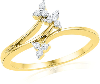 5% OFF on JPearls 18kt Diamond Yellow Gold ring 5% OFF on JPearls 18kt Diamond Yellow Gold ring